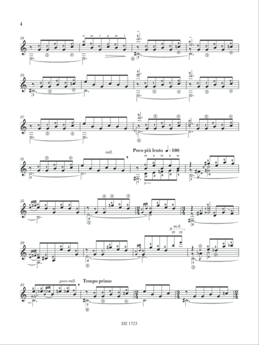 Per Sofia Classical Guitar scores gallery preview page 5