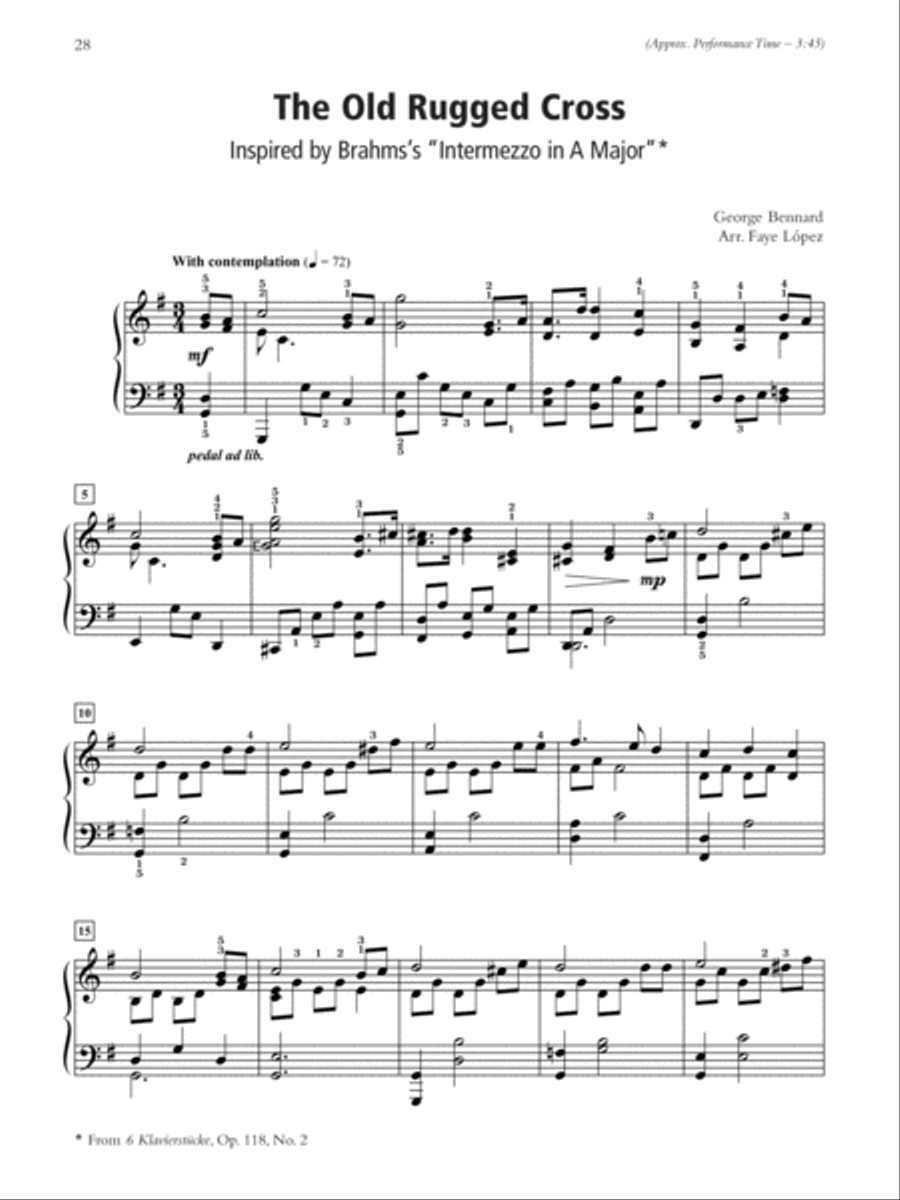 A Romantic-Style Service Piano Solo scores gallery preview page 5