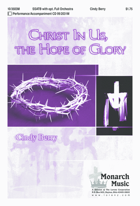 Book cover for Christ in Us, the Hope of Glory