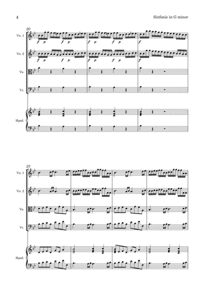 Hasse Sinfonie in G minor Op. 5 No. 6 image number null