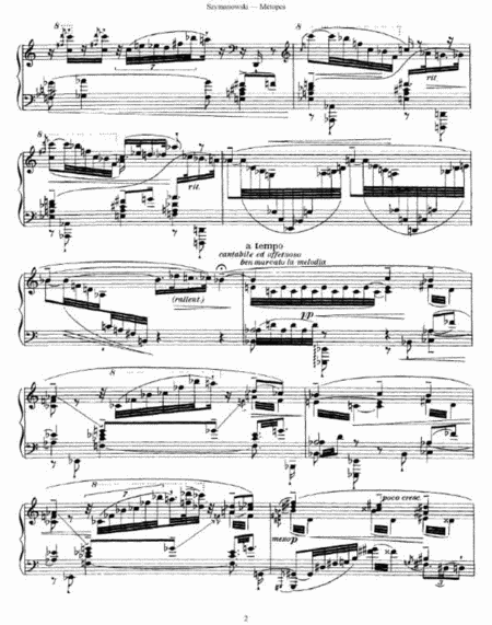 Karol Szymanowski - Métopes Op. 29