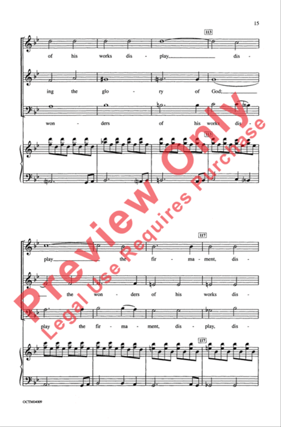 The Heavens Are Telling The Heavens Are Telling 3-Part scores gallery preview page 15
