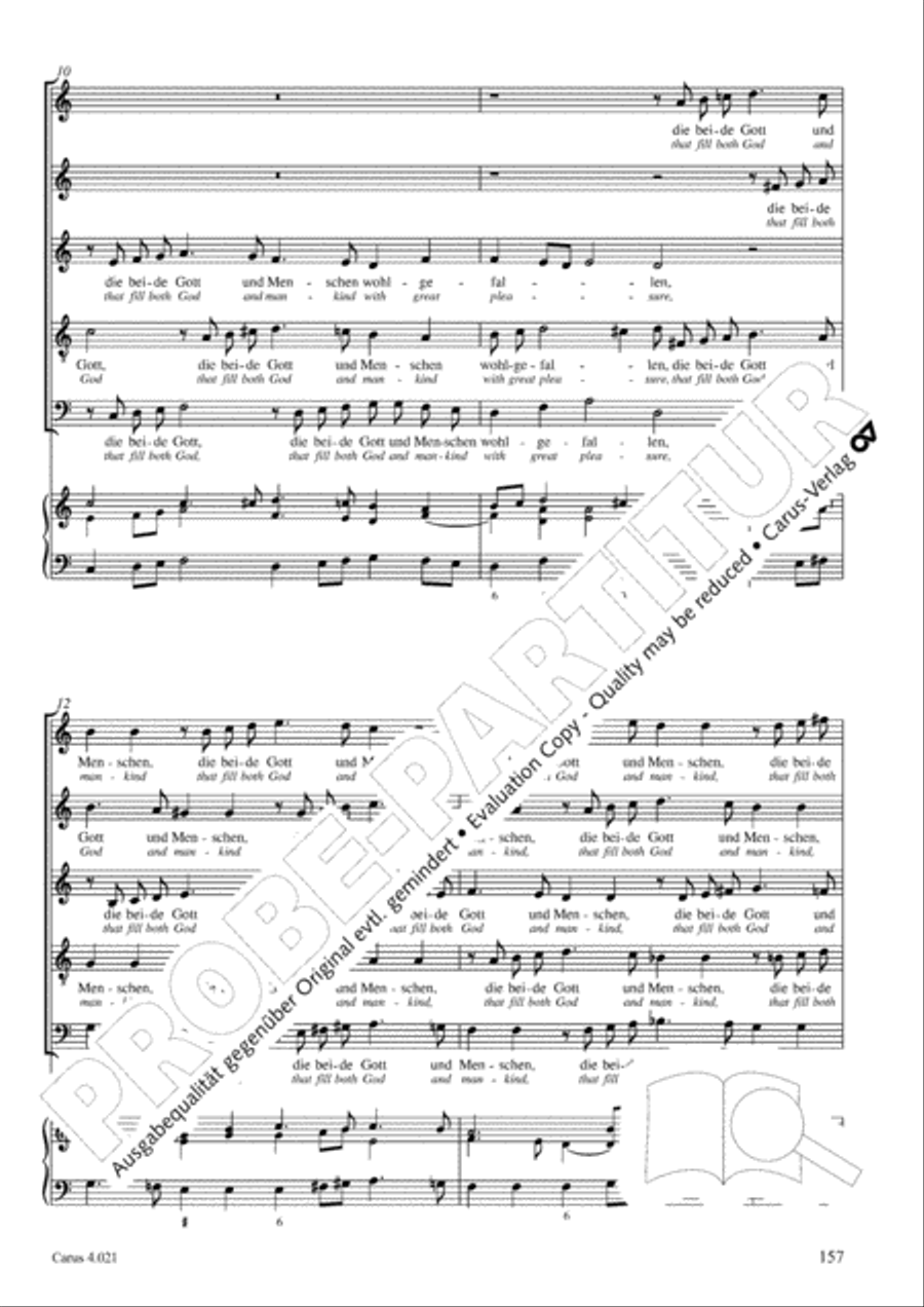 Schein: Israelsbrunnlein. Fontana d'Israel. Complete edition Choir scores gallery preview page 164