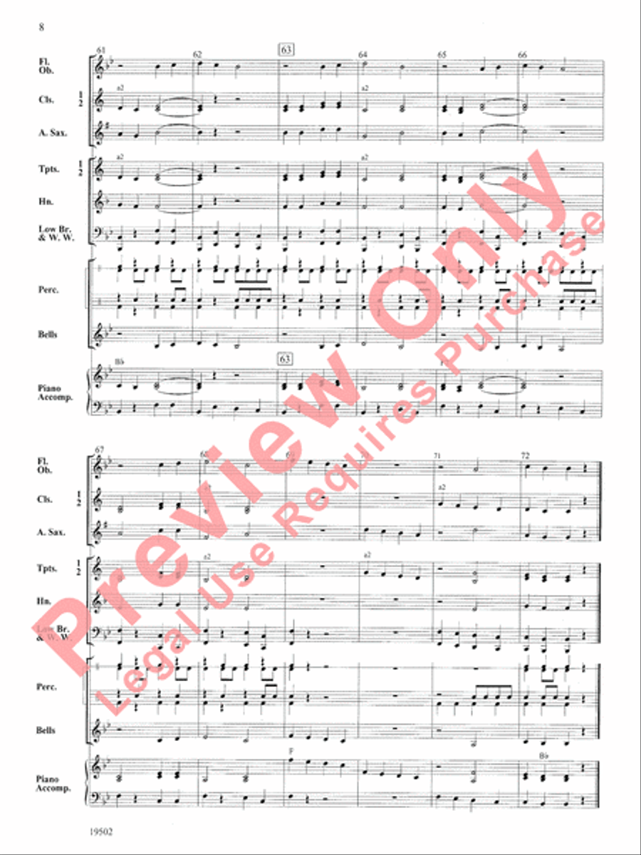Mary Ann Concert Band scores gallery preview page 9