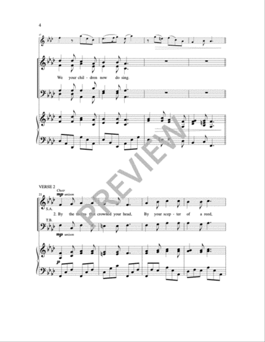 Song of the Passion 4-Part scores gallery preview page 6