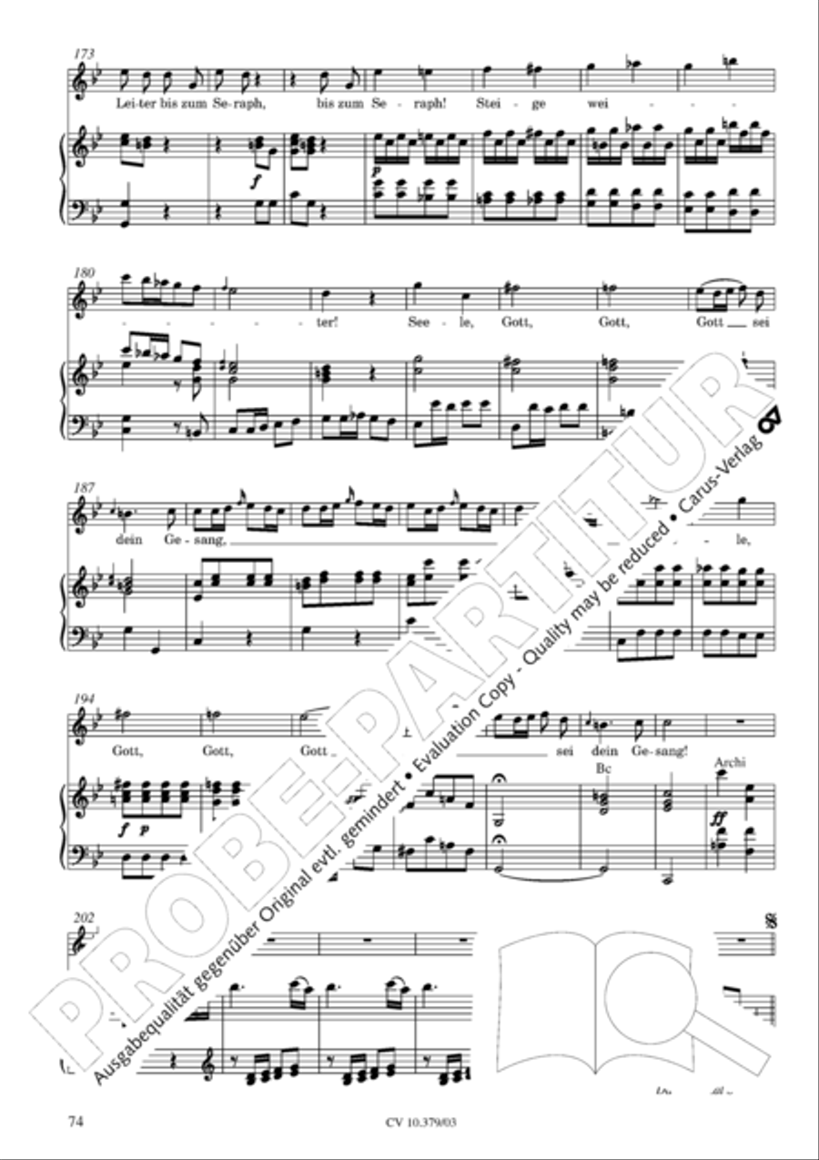Der Tod Jesu 4-Part scores gallery preview page 75