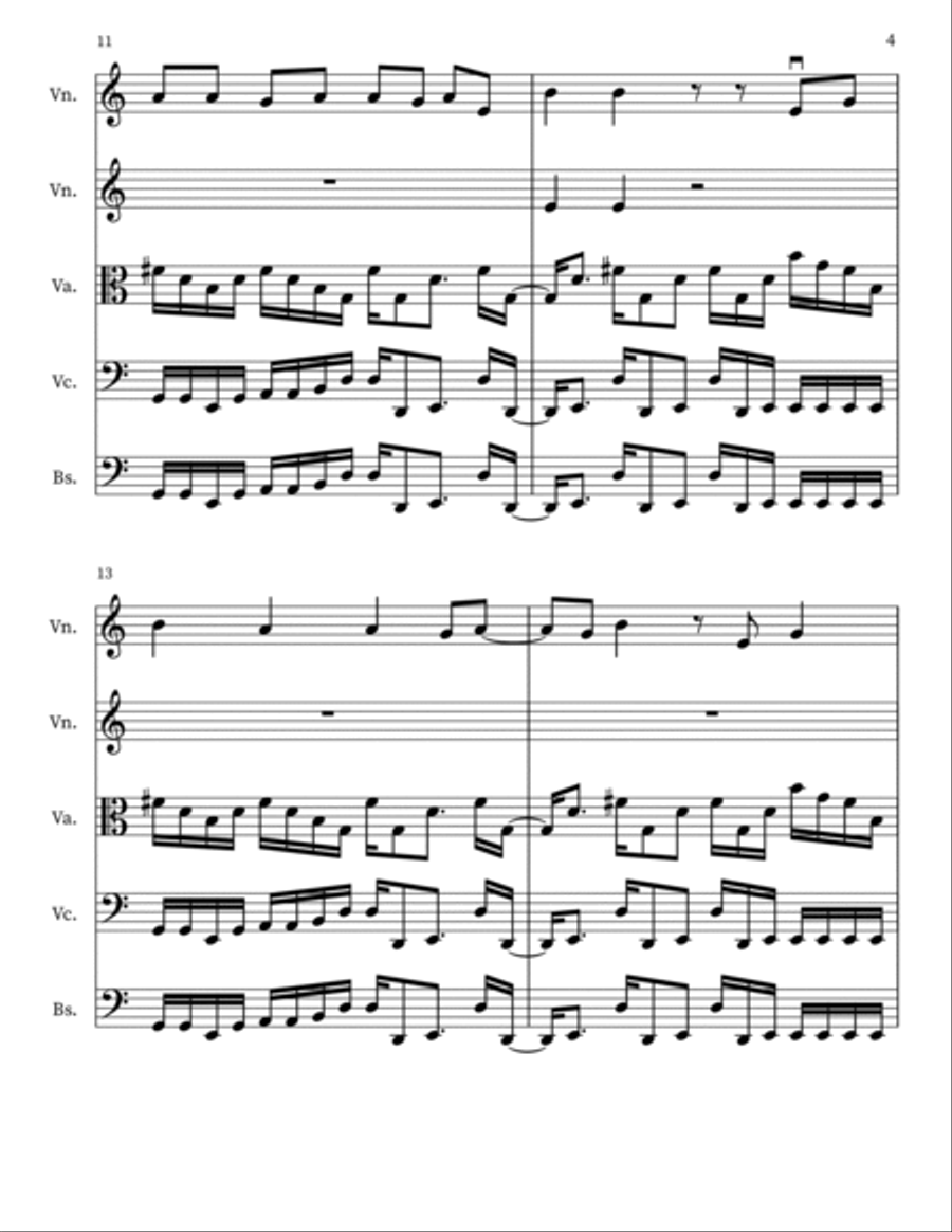 Pop Off! Pop Off! Orchestra scores gallery preview page 4