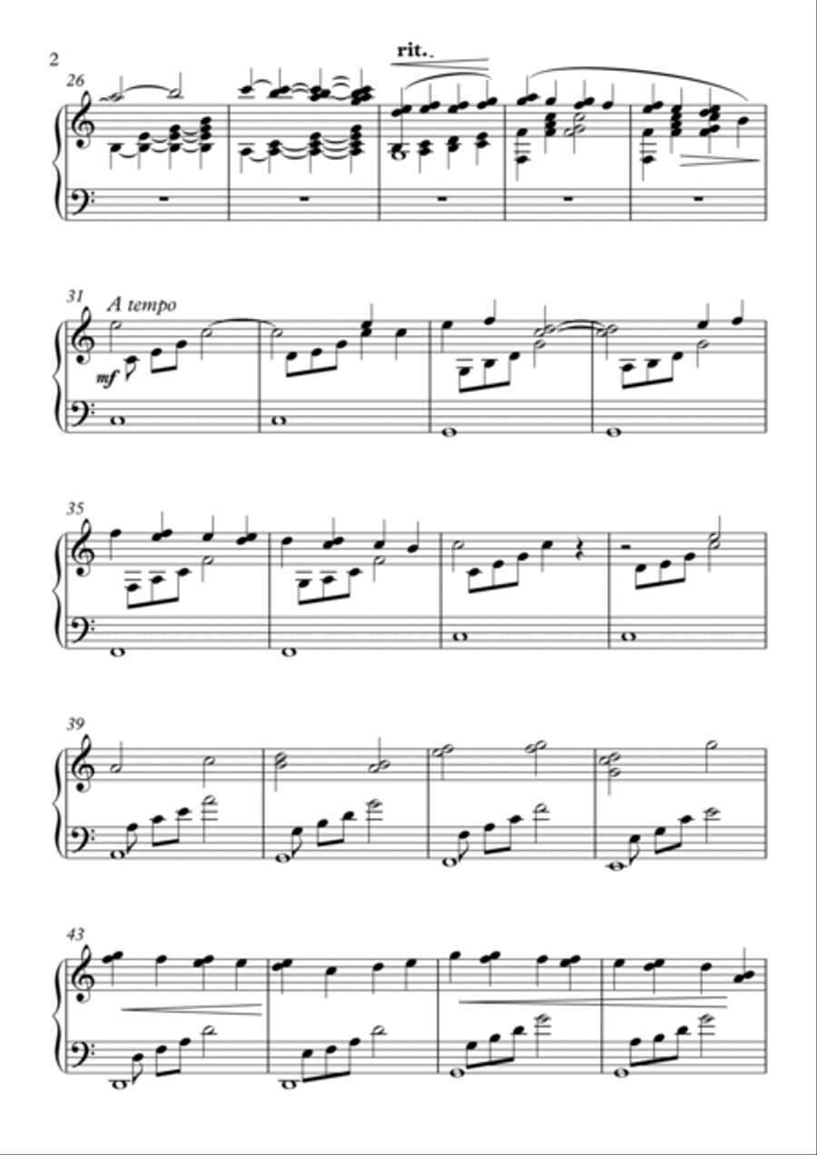 Part Three: Change Piano Solo scores gallery preview page 2