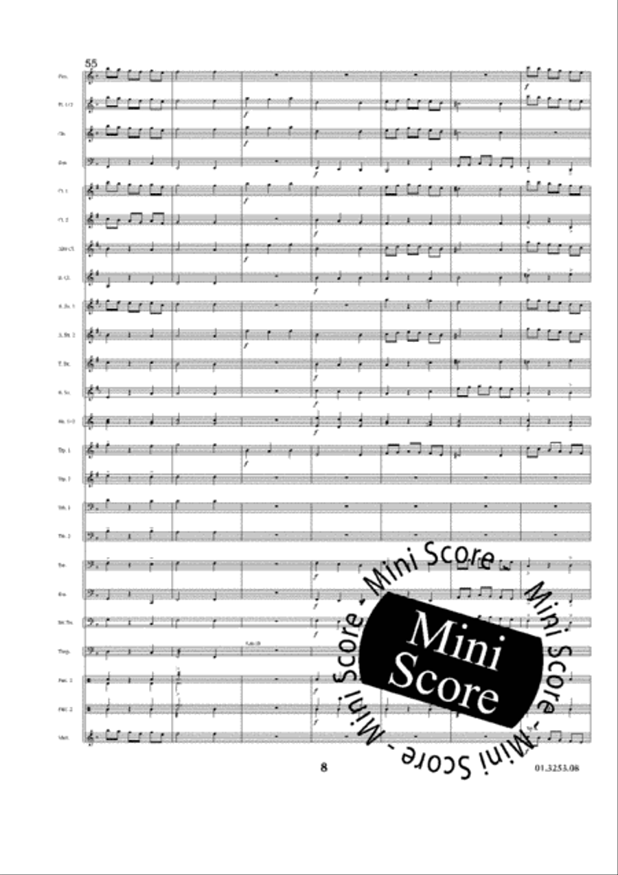 Capriol Suite Concert Band scores gallery preview page 12