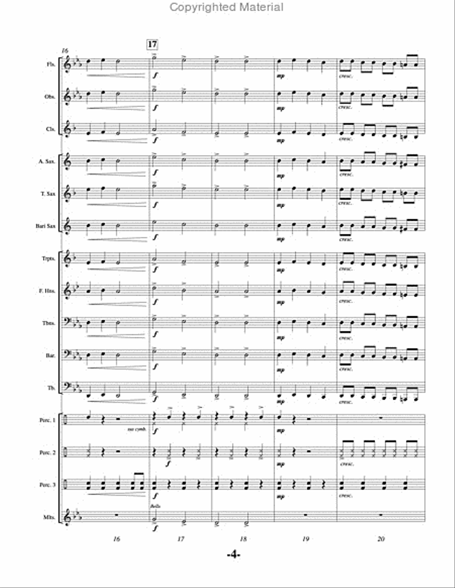 Samurai Concert Band scores gallery preview page 5