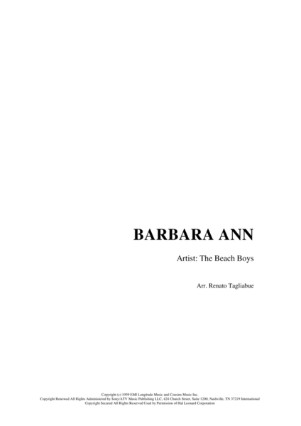 Barbara Ann image number null