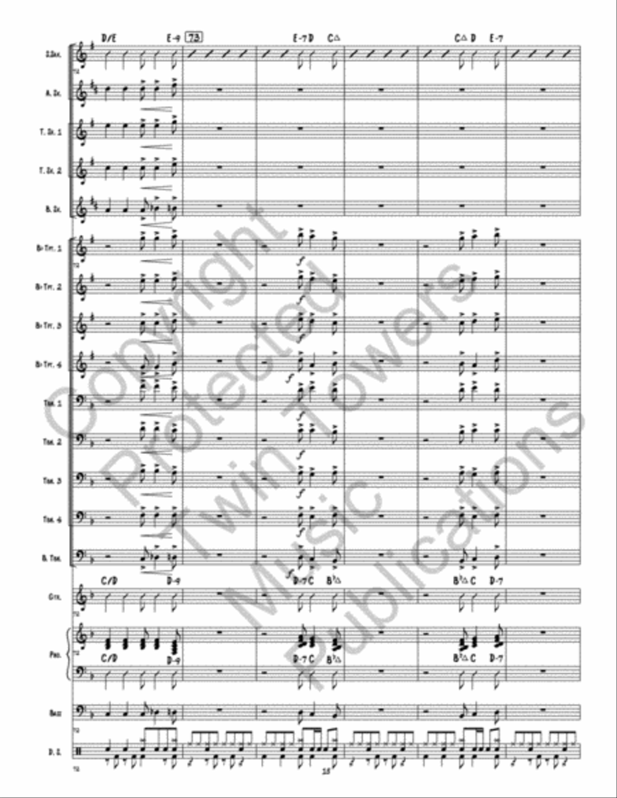 Sunset Key Sunset Key Jazz Ensemble scores gallery preview page 16