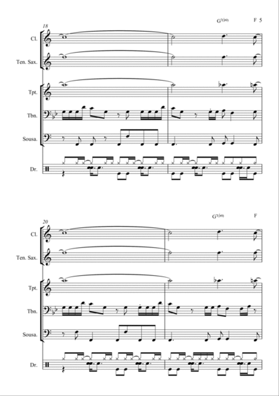 Bad Man (smooth Criminal) School and Community scores gallery preview page 5