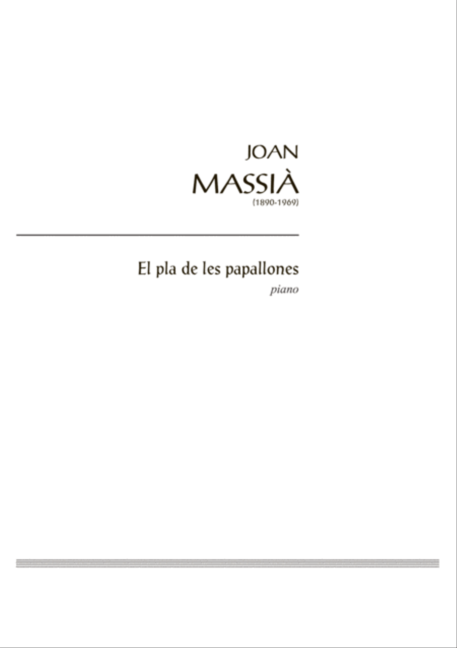 El pla de les papallones El pla de les papallones Piano Solo scores gallery preview page 3