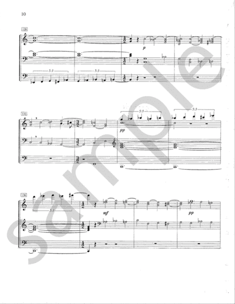 War and Peace Organ Solo scores gallery preview page 8