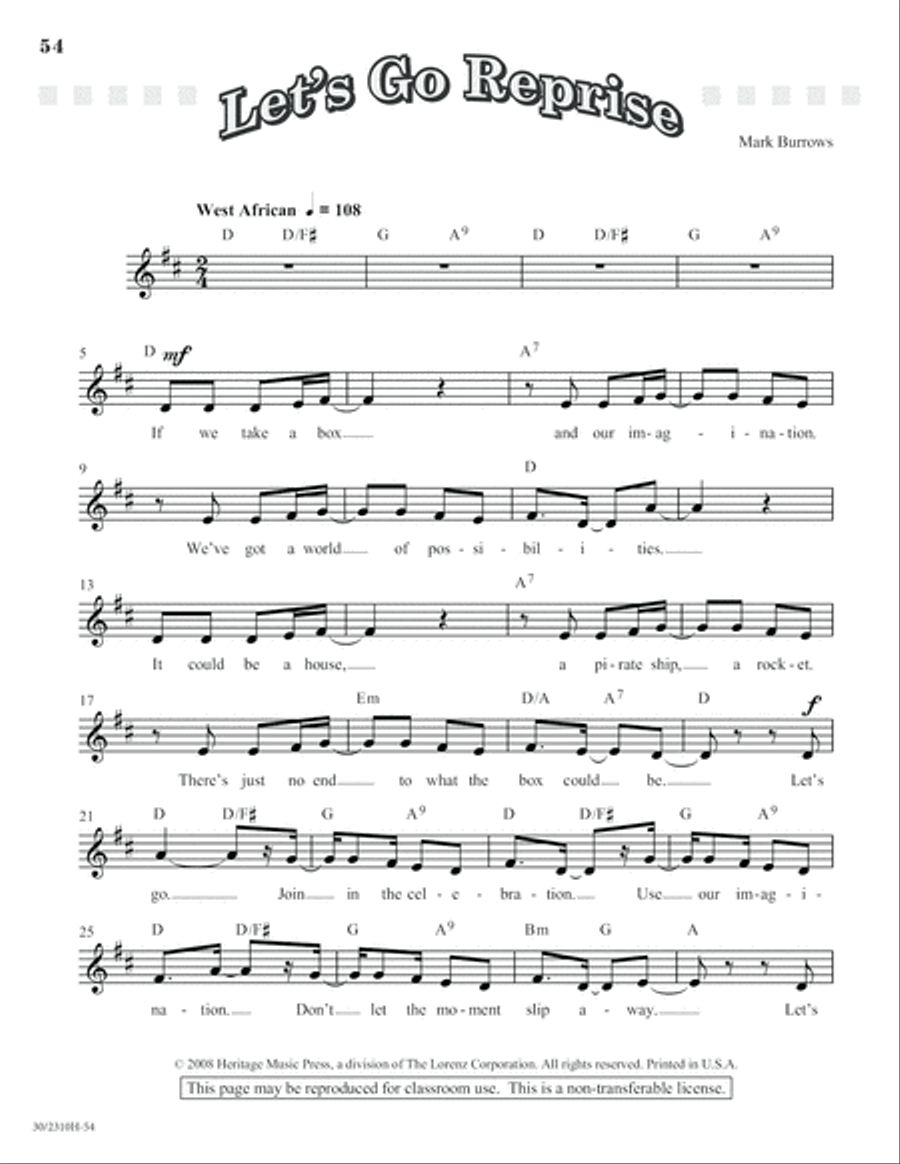 The Box Unison Choir scores gallery preview page 55