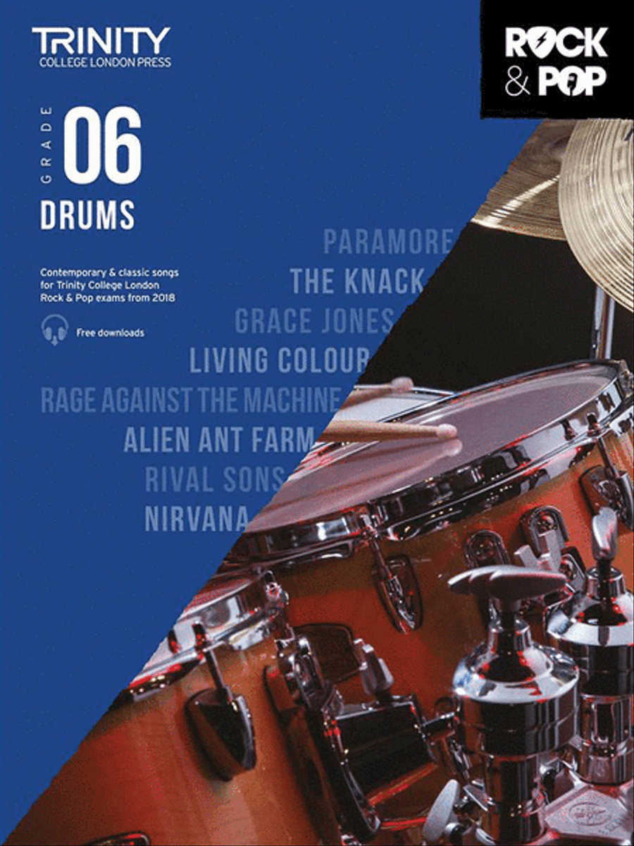 Trinity Rock & Pop 2018 Drums Drums scores gallery preview page 1