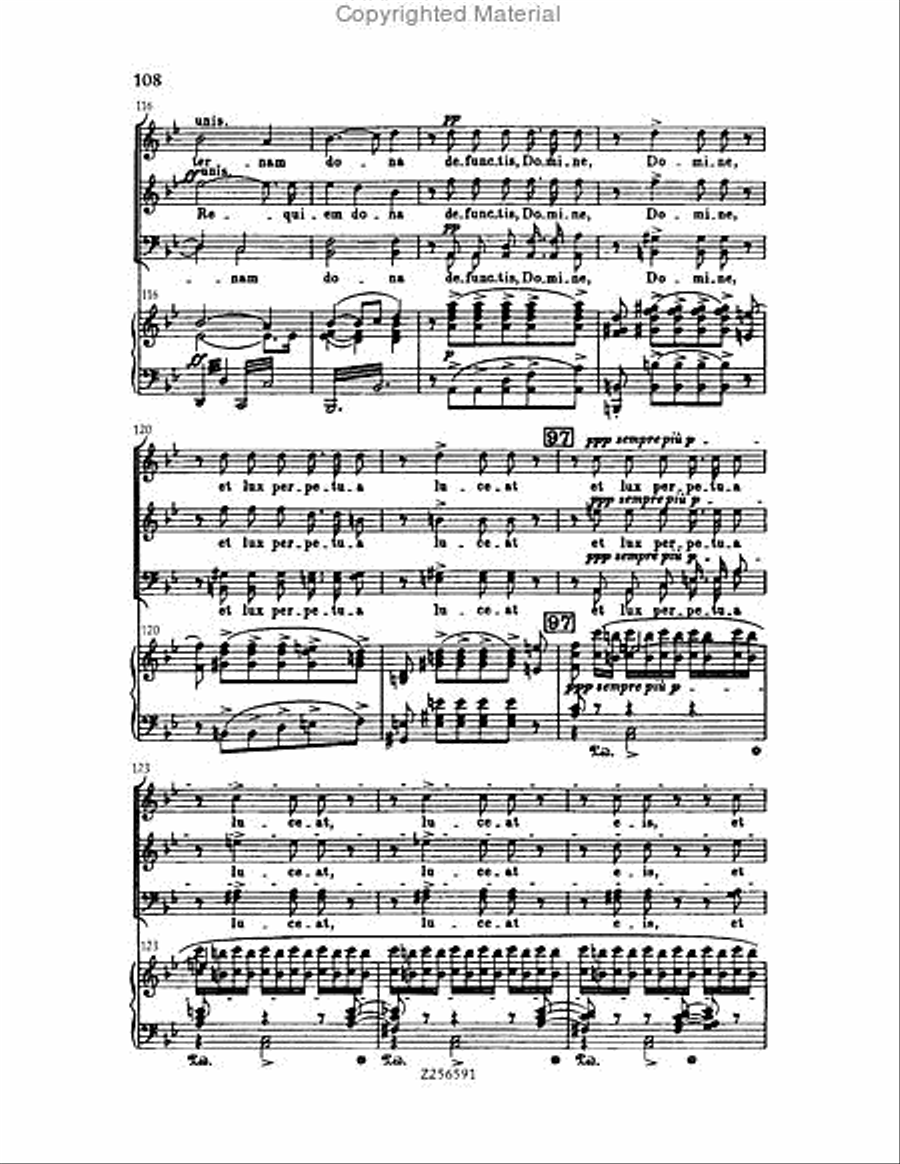 Grande Messe du Morts, H 75 Choir scores gallery preview page 108