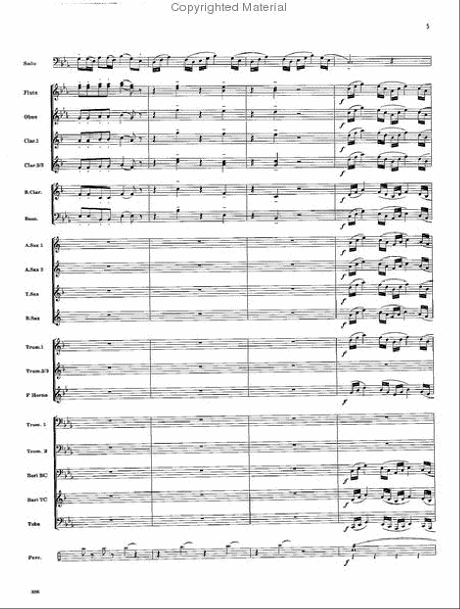 Concert Rondo Concert Band scores gallery preview page 4