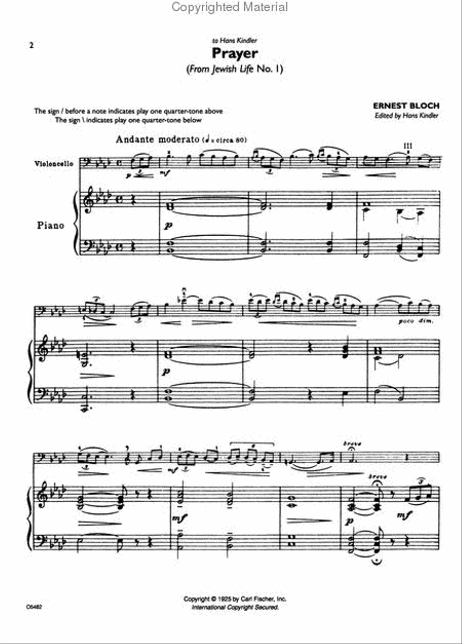 Music For Cello And Piano Piano Accompaniment scores gallery preview page 2