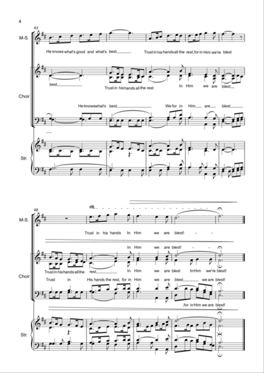 Air for Arlene Air for Arlene Choir scores gallery preview page 4