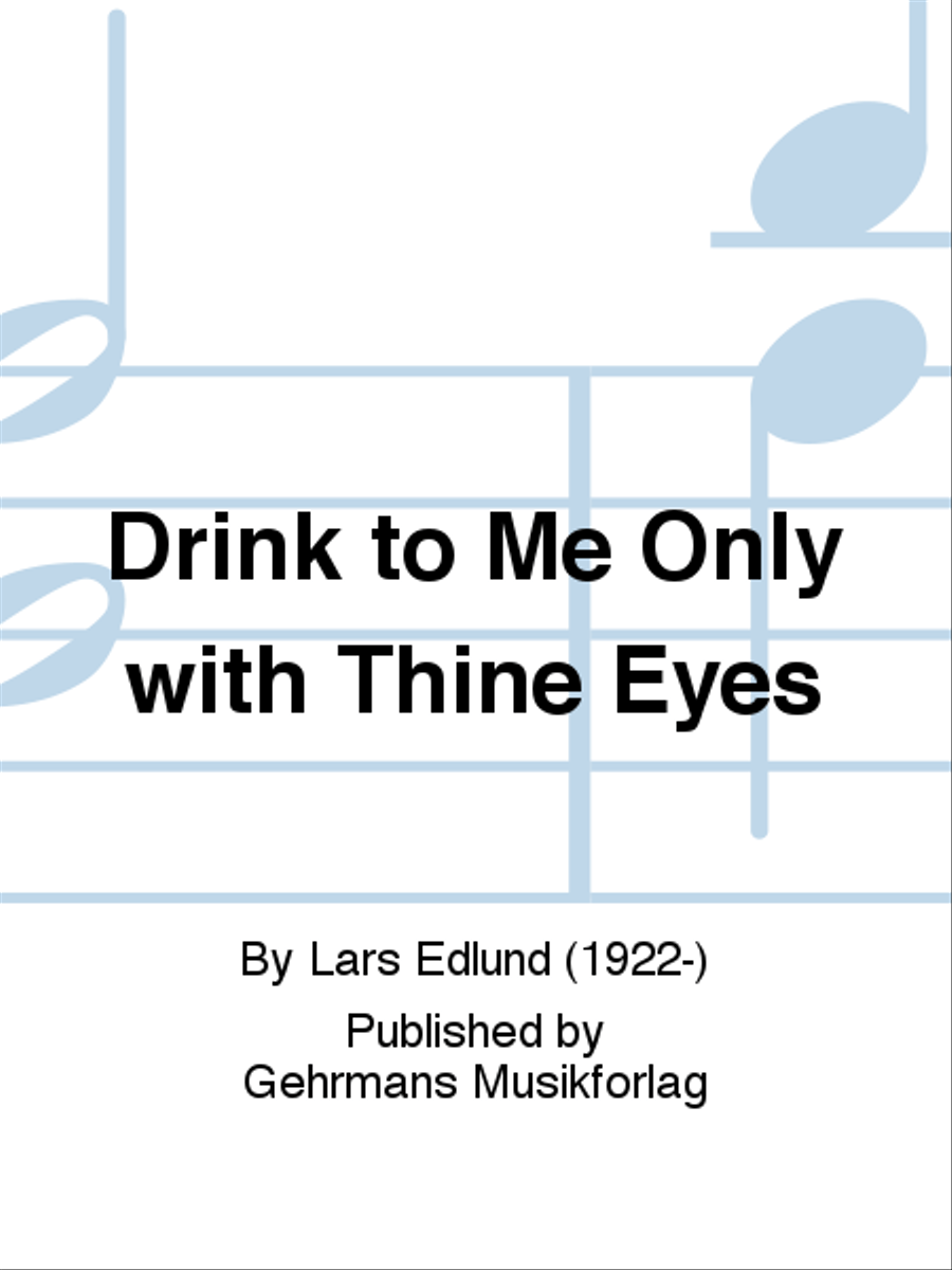 Drink to Me Only with Thine Eyes Divisi scores gallery preview page 1
