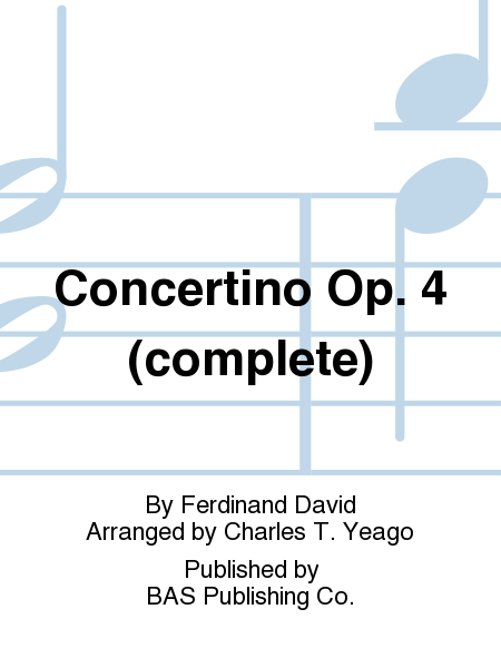 Concertino Op. 4 (complete) image number null