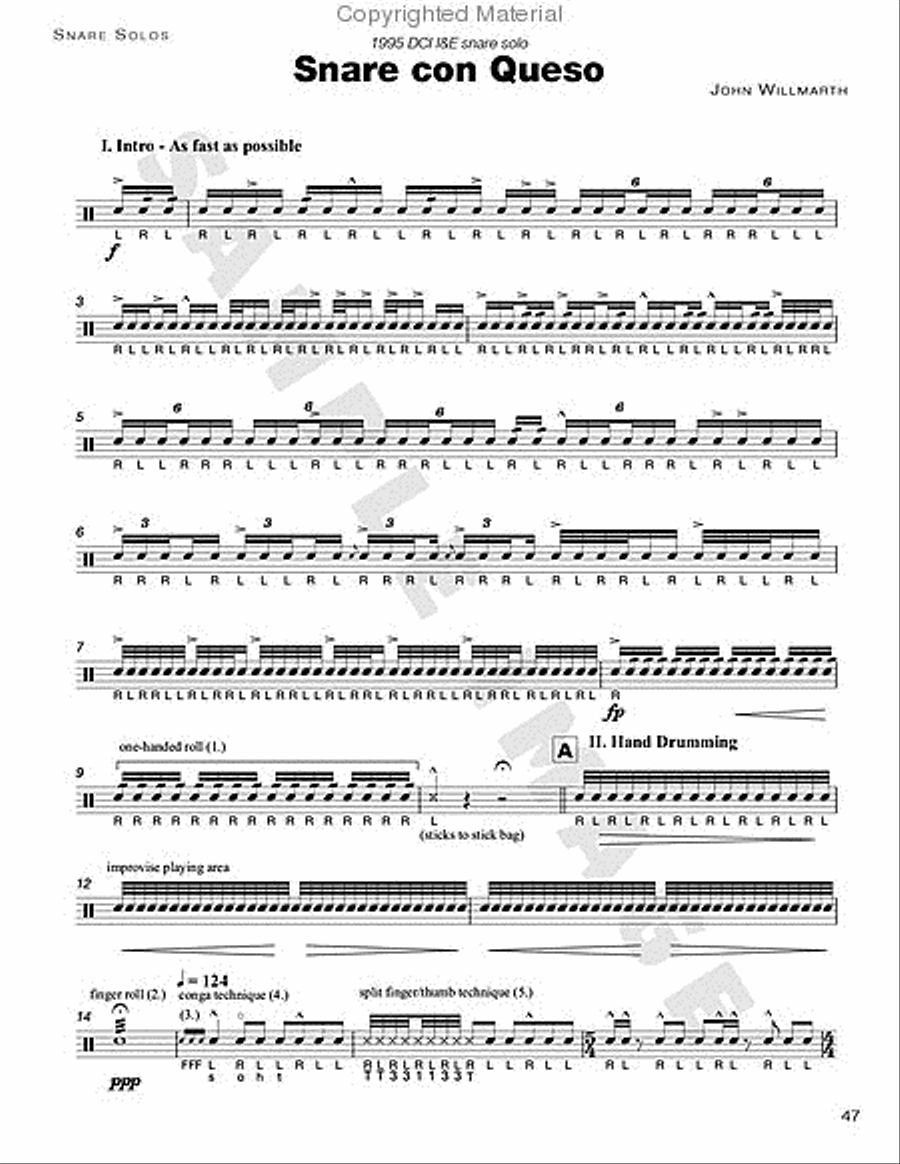 Blue Book, The Percussion scores gallery preview page 6