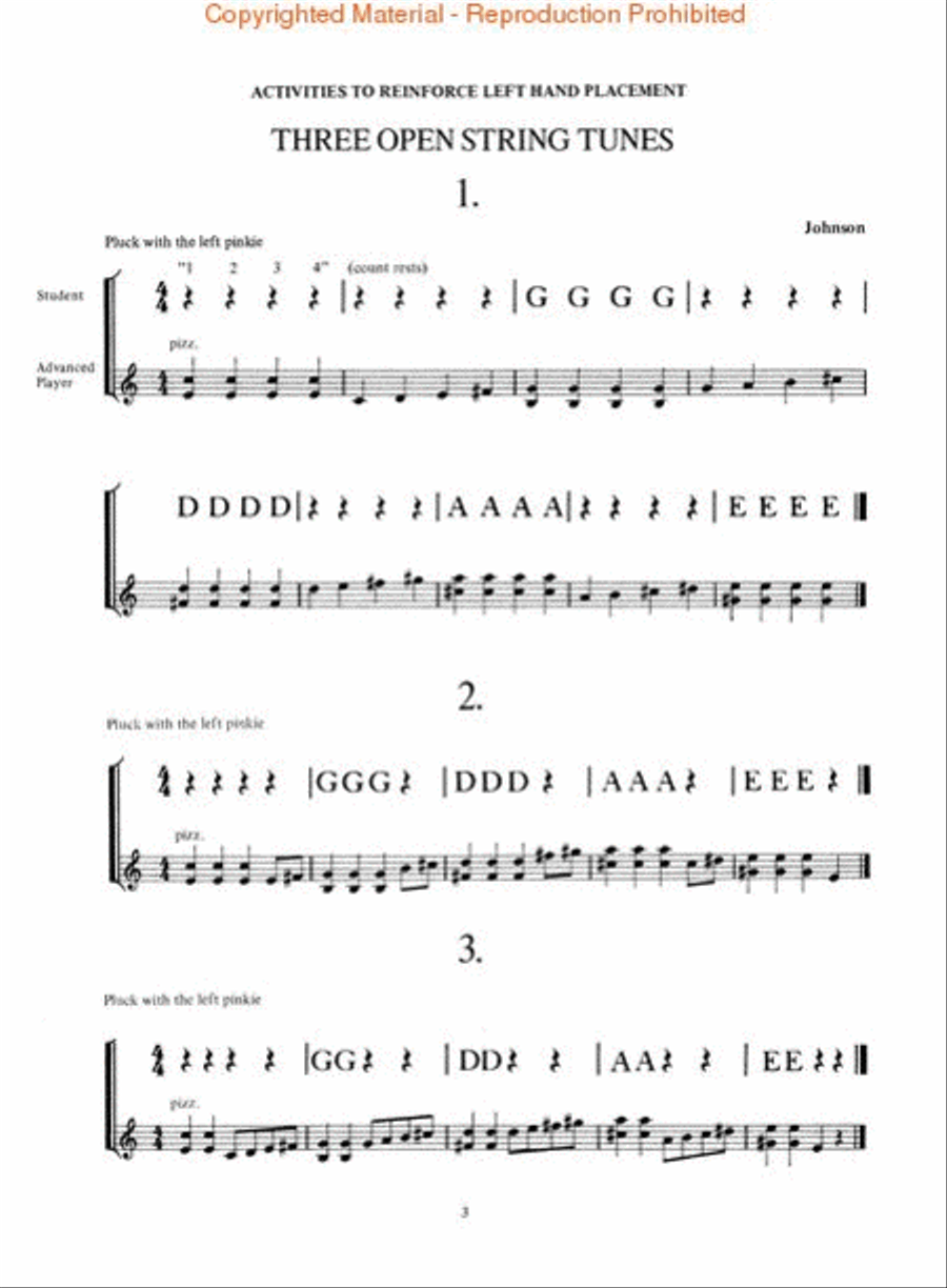 Young Strings in Action Violin Solo scores gallery preview page 3