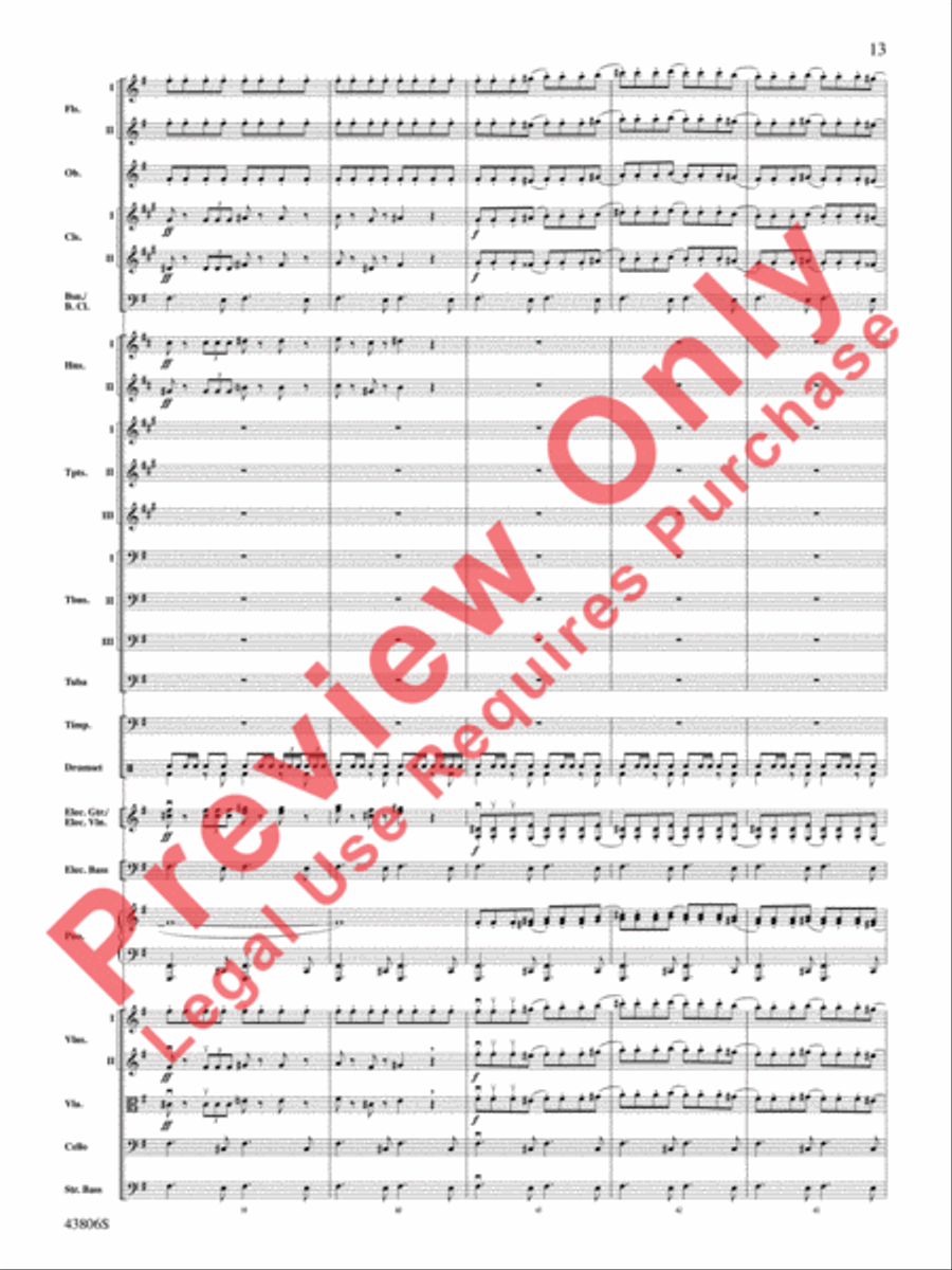 A Mad Russian's Christmas Full Orchestra scores gallery preview page 14