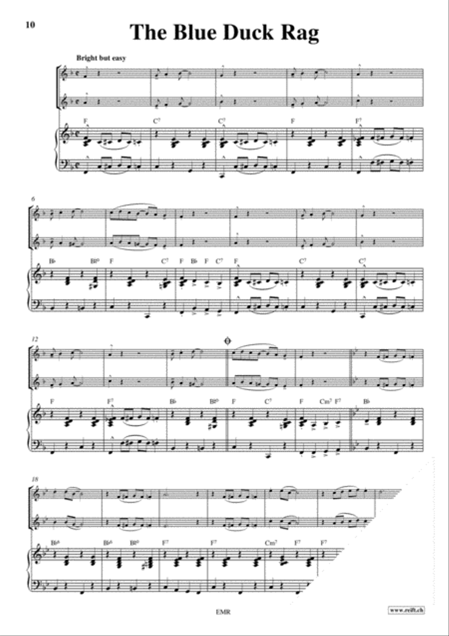 Ragtime Ragtime Flute Duet scores gallery preview page 5