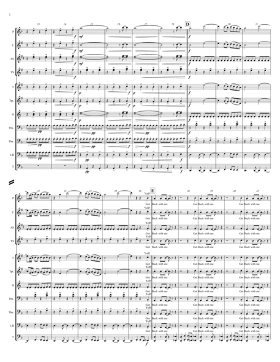 Get Buck Marching Band scores gallery preview page 2
