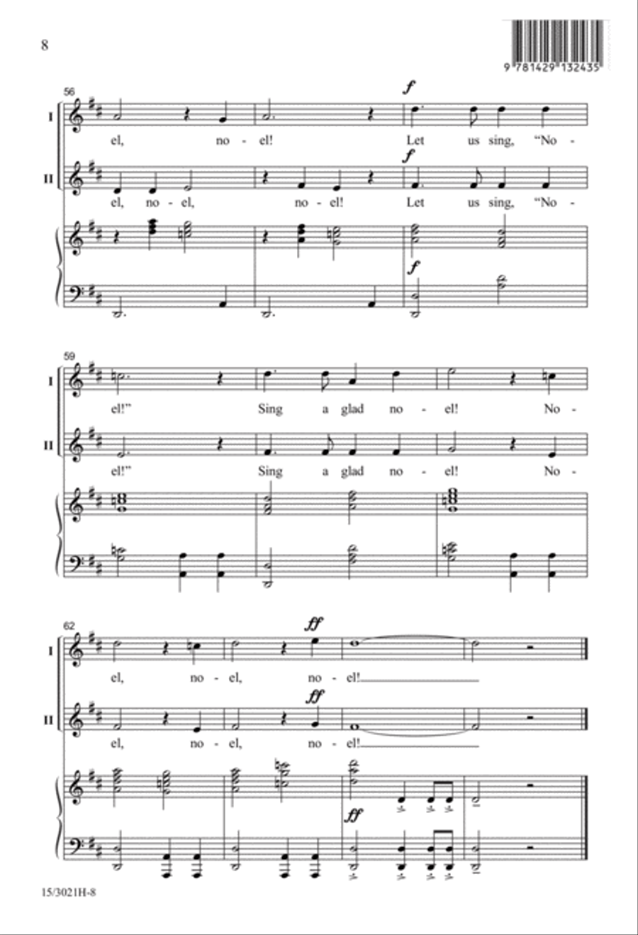 A Holiday Roundelay 2-Part scores gallery preview page 8