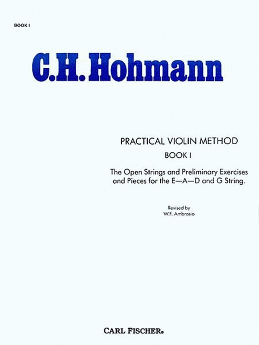 Hohmann - Practical Violin Method Book 1