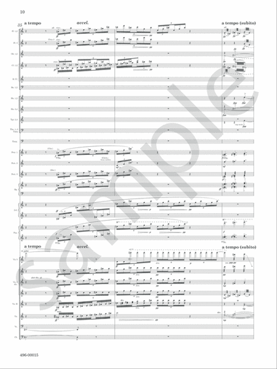 Night Rivers Orchestra scores gallery preview page 12