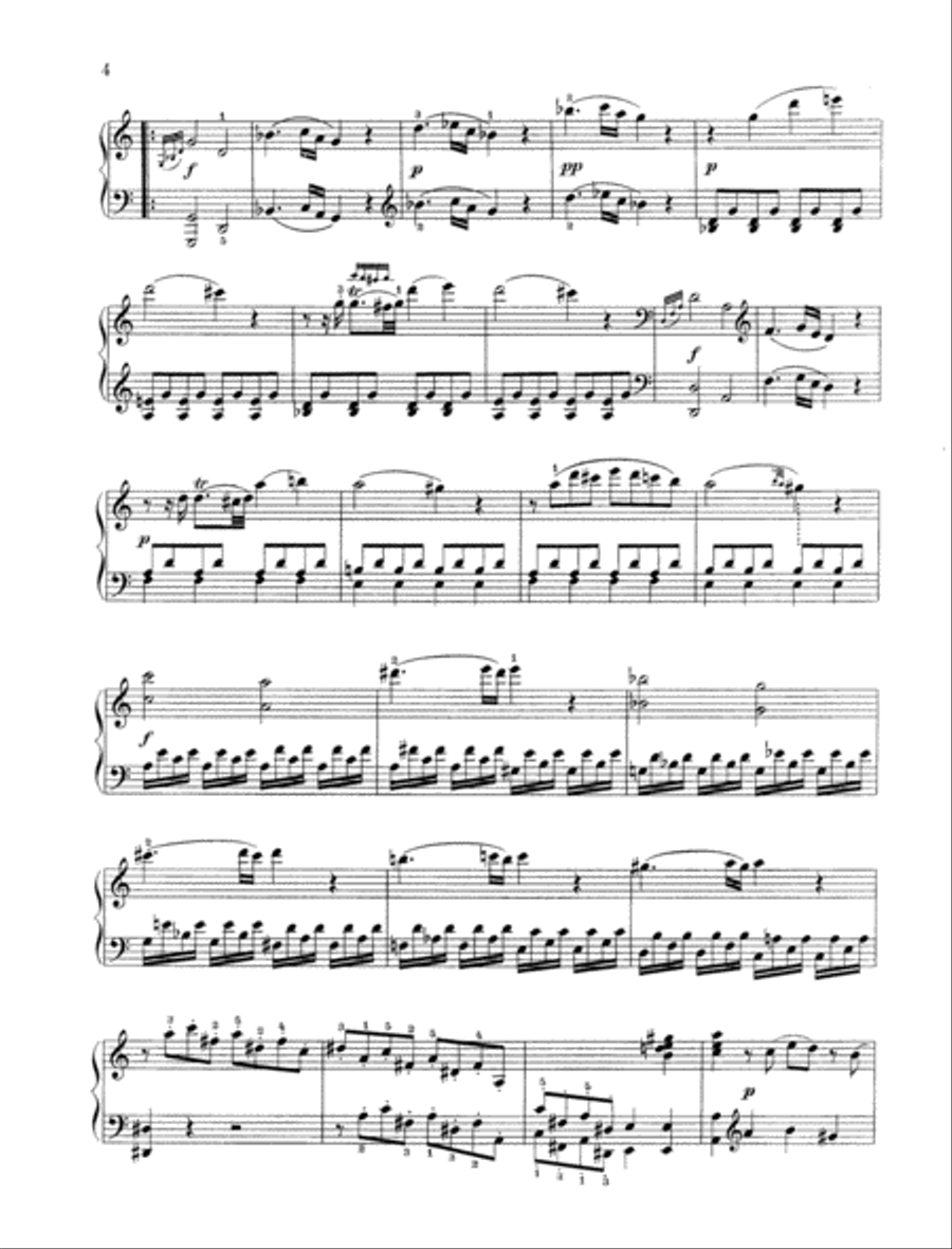 Sonata C major, K. 309 Sonata C major, K. 309 Piano Solo scores gallery preview page 3
