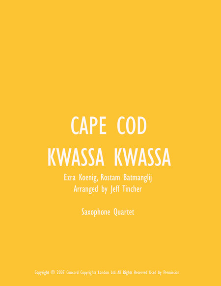 Cape Cod Kwassa Kwassa image number null