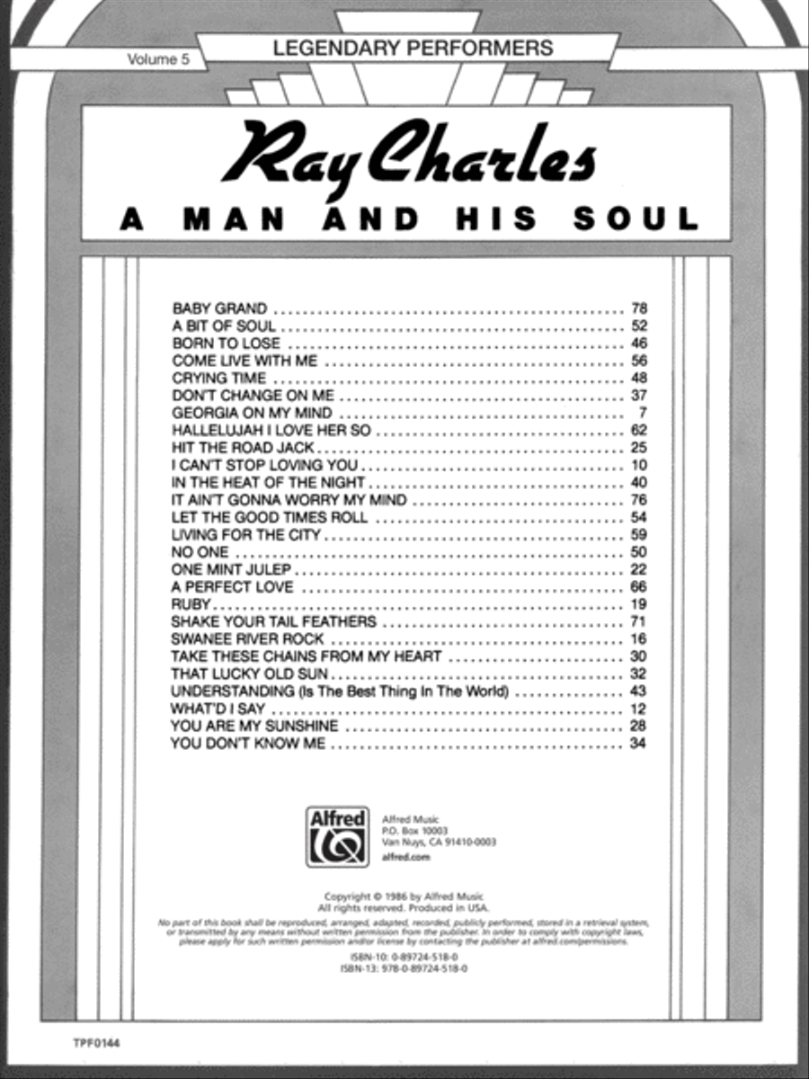 A Man and His Soul Piano, Vocal, Guitar scores gallery preview page 2