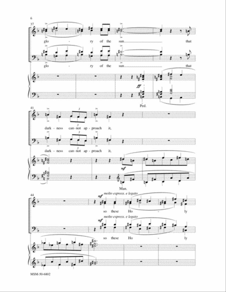 The Saints of God Divisi scores gallery preview page 4
