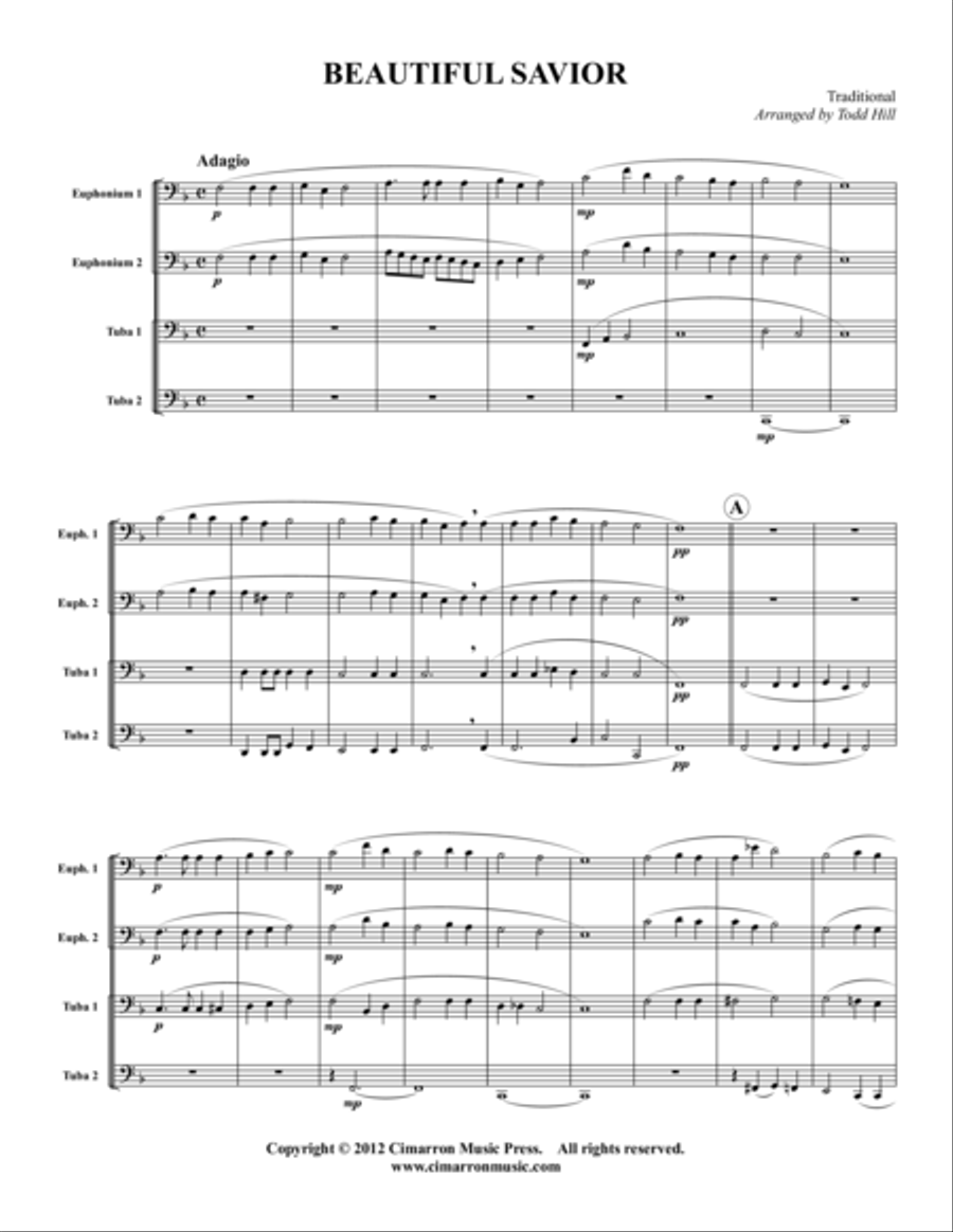 Beautiful Savior EETT scores gallery preview page 1