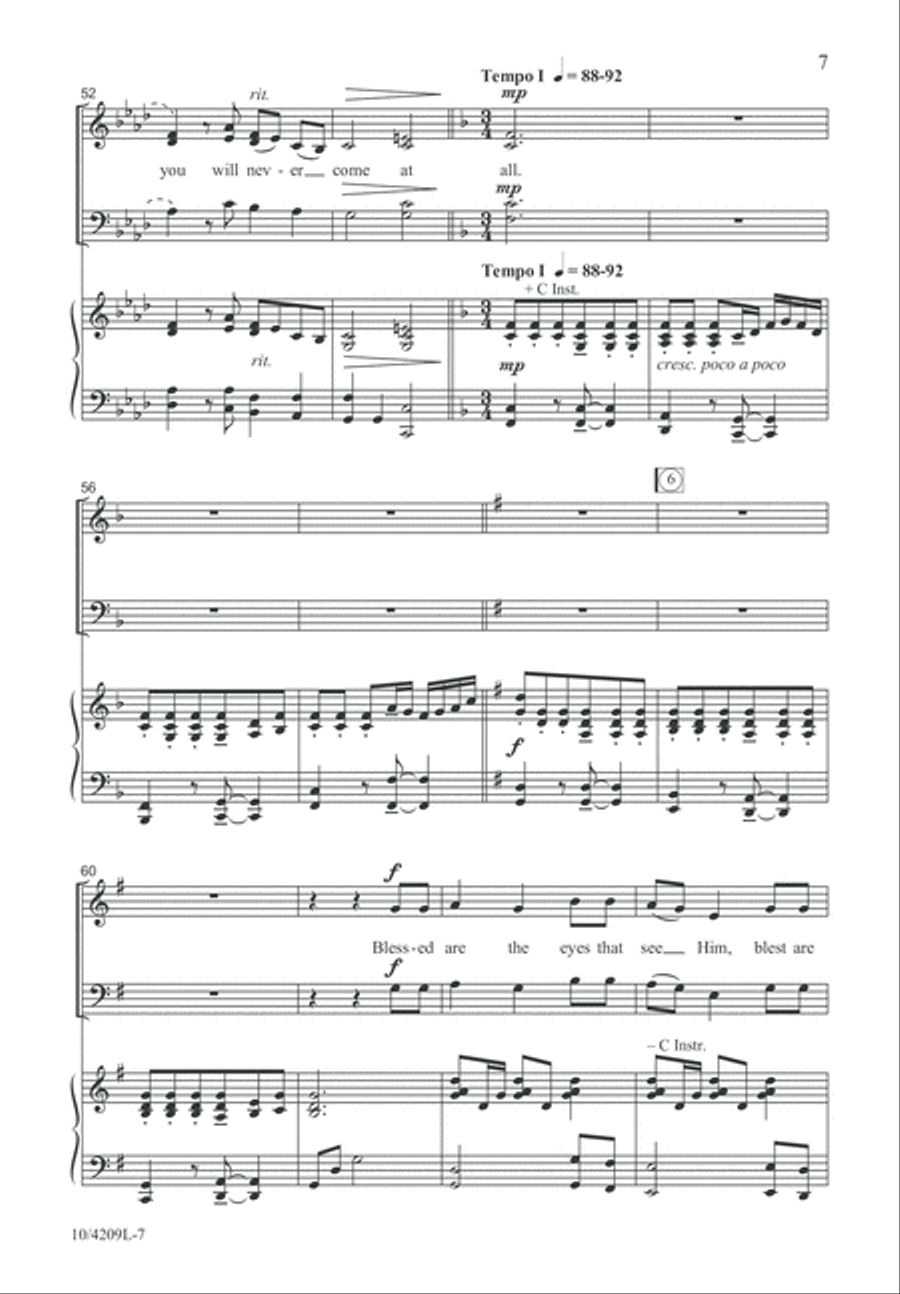 Arise and Come to Jesus Arise and Come to Jesus 4-Part scores gallery preview page 7