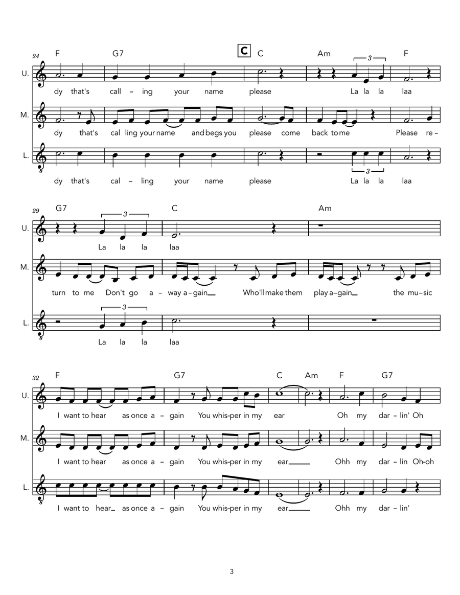 Those Magic Changes 3-Part scores gallery preview page 3