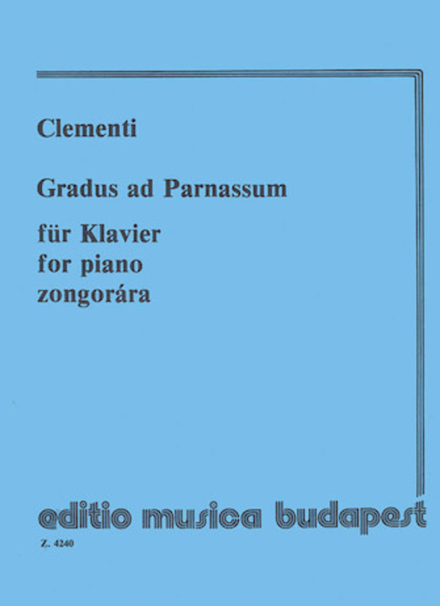 Gradus Ad Parnassum Gradus Ad Parnassum Piano Solo scores gallery preview page 1