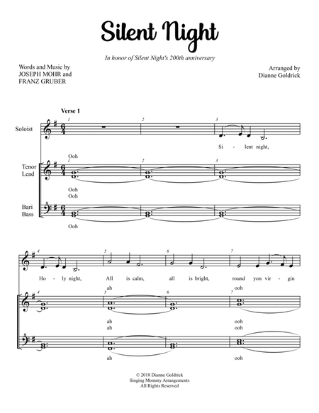 Silent Night, Women's Barbershop plus solo image number null