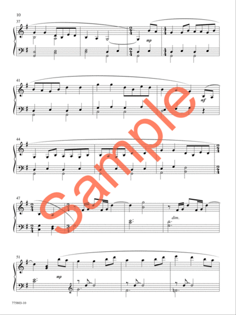 My Joy and My Rest Piano Solo scores gallery preview page 9