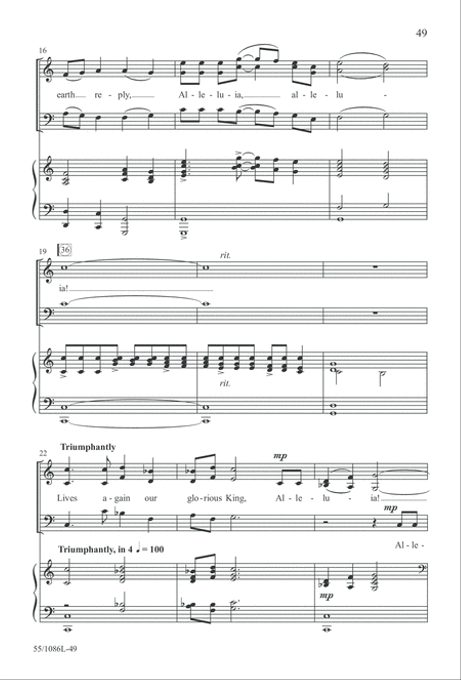 Out of the Shadows 3-Part scores gallery preview page 49