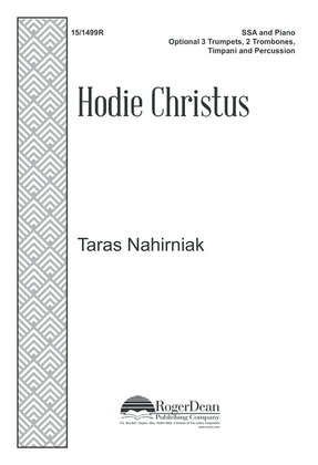 Book cover for Hodie Christus