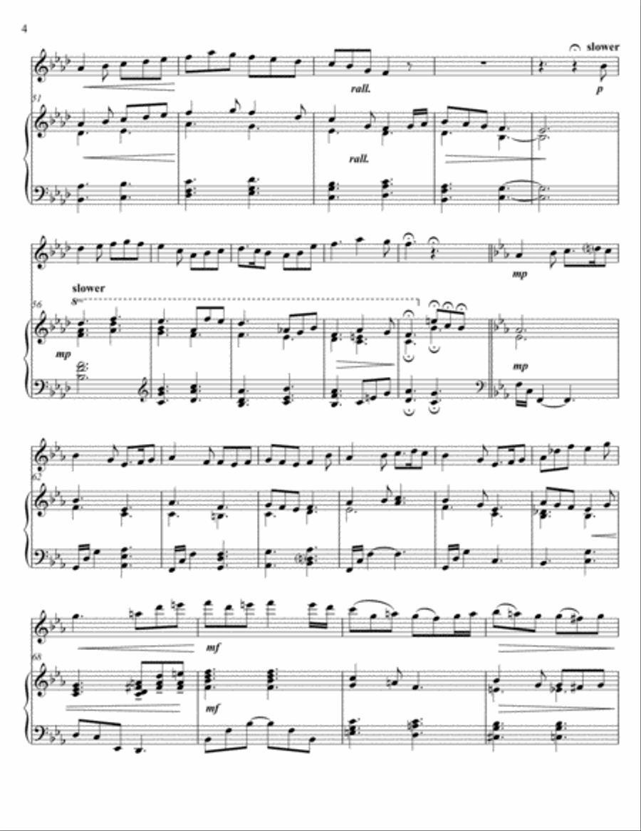 What Child Is This? - for Flute and Piano Flute Solo scores gallery preview page 4