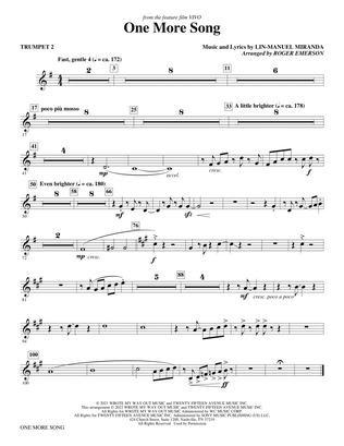 One More Song (from Vivo) (arr. Roger Emerson) - Bb Trumpet 2
