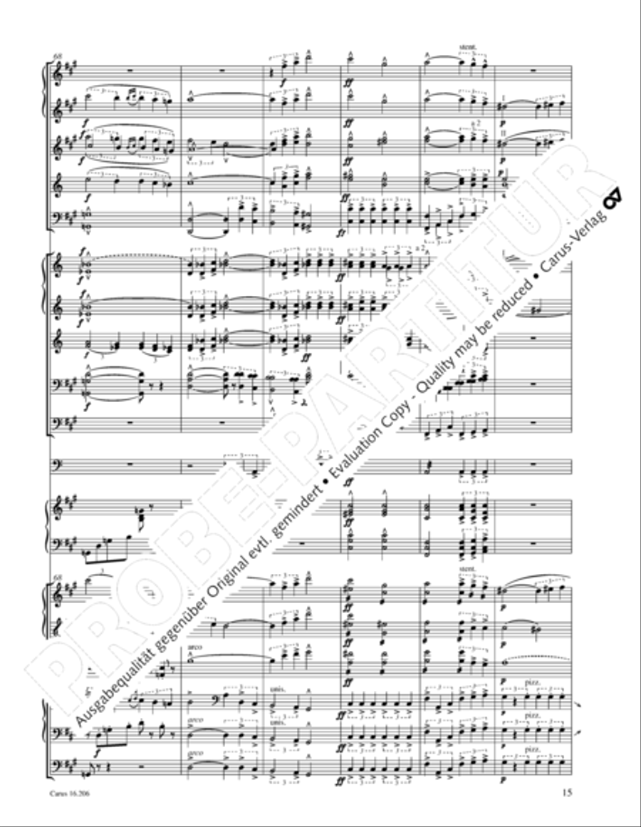 Preludio sinfonico Orchestra scores gallery preview page 16